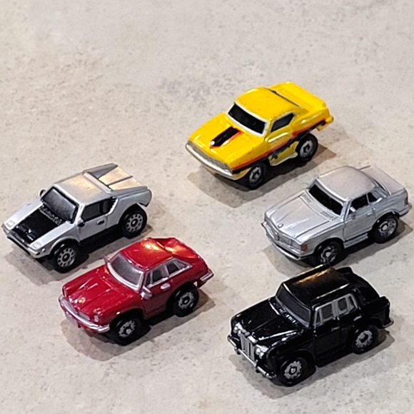 Galoob Other - Set Of 5 Vintage Galoob Micro Machines Cars 1987, 80s Toy cars